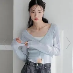 Heather ラメニットカーディガンセット