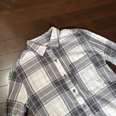 最終価格　OLD NAVY グレーチェック柄 長袖シャツ