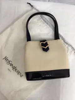 YVES SAINT LAURENT 総柄 ハート金具 ショルダーバッグ - メルカリ