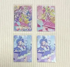 プリキュアキラキラカードグミ　バトンタッチ　4枚まとめ