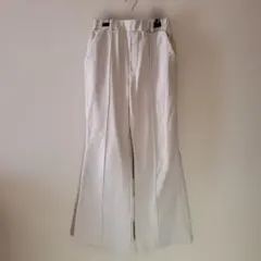 Honeys　COLZA　アイボリー　 ゴム入りパンツ　裏起毛