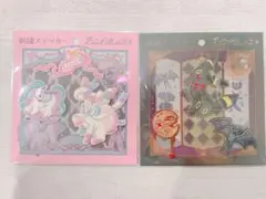 2個 刺繍ステッカー イーブイコレクション ブラッキー　ニンフィア