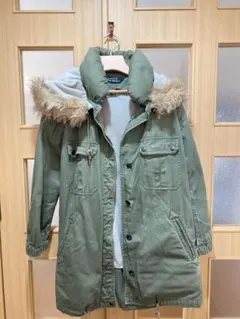 mercibeaucoupモッズコート ファー付き