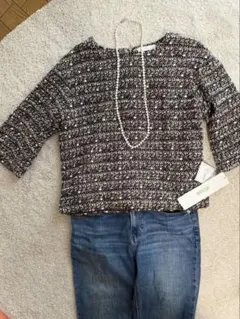 新品未使用　CARLA ツイードジャケット 新品未使用 CARLA ツイードジャケット 2025年最新】carla