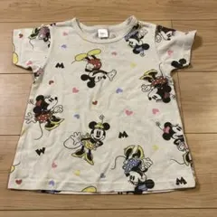 ミッキー・ミニー Tシャツ 120 白