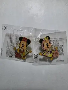東京ディズニーリゾートミッキー・ミニー ピンバッジ2個セット