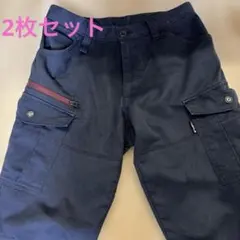 BURTLE カーゴパンツ ネイビー メンズ　2枚セットのサムネイル