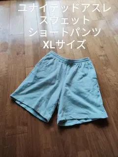 ユナイテッドアスレ メンズ ルーズフィット スウェット ショートパンツ XL
