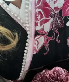 重ね襟 パール振袖 着物 和装小物 前撮り 卒業式