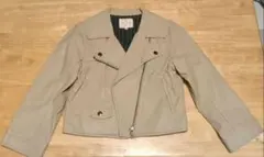 キッズ ライダースジャケット 120cmのサムネイル