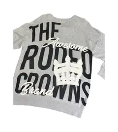 RODEO CROWNS グレー スウェット FREEサイズ