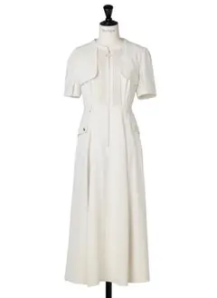 未使用タグ付】Her lip to Nora Front Zip Dress - メルカリ