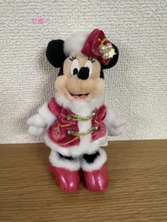 クリスマスウイッシュ カラーオブクリスマス ミニーマウス ぬいぐるみバッジ