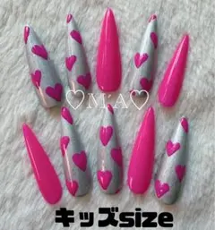 ♡現品 子供用 ギャル KOGYARU 量産型 地雷系 ネイルチップ♡