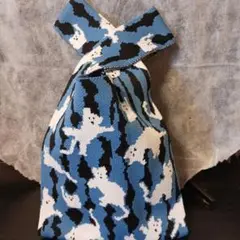3rd Collection ニツト迷彩猫柄小形の可愛いバツク、タグ付き