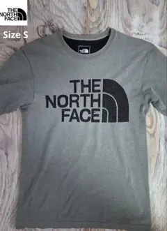 THE NORTH FACE ノースフェイス 速乾ロゴT S グレー アウトドア