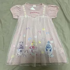 キミとアイドルプリキュア チュール 半袖 ワンピース 100cm 新品 ピンク