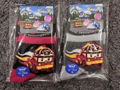 ロボカーポリー ロイ 靴下 14cm〜18cm 二足セット⑨