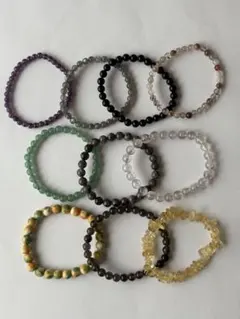 天然石 ブレスレット 在庫処分まとめ売り10本