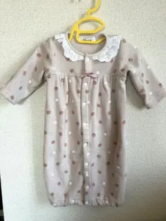 BEBEべべ　ベビー ロンパース カバーオール 2wayオール 裏起毛50-70