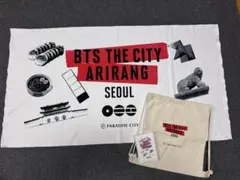 BTS THE CITY ARIRANG パラダイスシティ特典グッズ3点セット - メルカリ