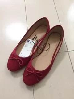 新品タグ付き☆ GU バレエシューズ フラットシューズ