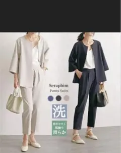 S ブラック　パンツスーツ 入学　入園　セレモニー　セットアップ