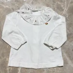 familiarフリル付きホワイトシャツ美品