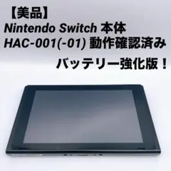 【美品】Nintendo Switch 本体 HAC-001(-01) 動作確認