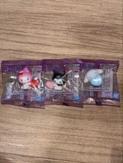 サンリオミニフィギュアコレクション　えもきゅん　3種まとめ売り