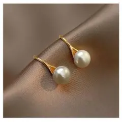 【高級感】淡水パールピアス フォーマル
