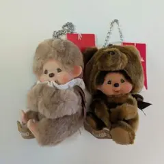 お顔&色合い厳選モンチッチグローブホルダーアニマルクマ熊スウィート
