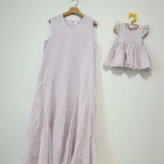 LIEN & petit main 親子リンクコーデ ノースリーブワンピース
