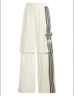 限定品❗️adidas ホワイト カジュアルパンツ xs