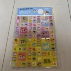 【新品未開封】クレヨンしんちゃん　タイルシール　シール　黄色　平成　シール集め