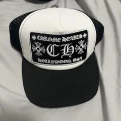 CHROME HEARTS トラッカーキャップ ホワイト/ブラック