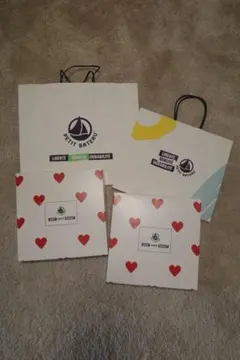 Petit Bateau ショップ袋とギフトボックスセットのサムネイル
