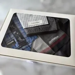Calvin Klein & renoma & Orobiancoハンカチセット
