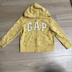 GAP 花柄刺繍 フード付きトレーナー XS