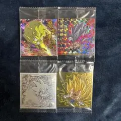 ドラゴンボールウエハース シール4枚セット