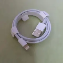 iPhoneSEホワイト Lightning 充電ケーブル USB-A