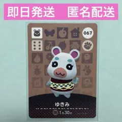 あつまれどうぶつの森　amiiboカード　ゆきみ　067