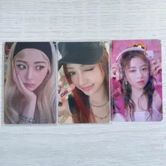 LE SSERAFIM ユンジン　トレカ　3枚セット　different