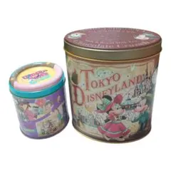 ディズニー 空き缶 2点セット ズートピア シール付き ミッキー ミニー