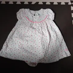 プチバトー　花柄コットンワンピース