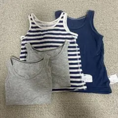 UNIQLO ベビー コットンメッシュタンクトップ 90cm 4枚セット
