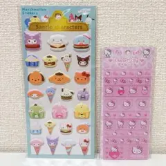 【正規品】サンリオ　マシュマロシール　ハローキティ　タイルシール　2枚セット