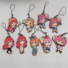 五等分の花嫁　ラバーキーホルダー　9個セット