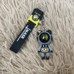 宇宙飛行士風 ベア キーホルダー ストラップのサムネイル