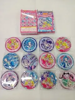 キミとアイドルプリキュアBIGホログラム缶バッチ全12種　コンプリート
